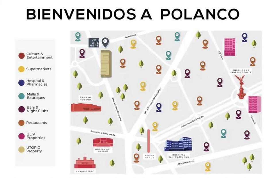 Hotel Pm Polanco Mexico City Luaran gambar